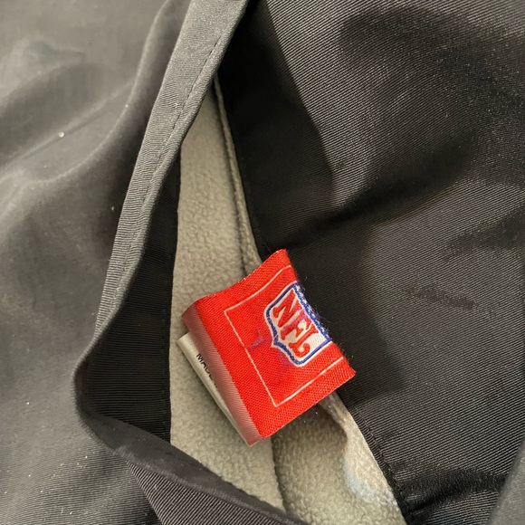 New York Jets NFL Men’s Reversible Hoodie Jacket XL Football Black/ Green NYJ - Picture 5 of 7